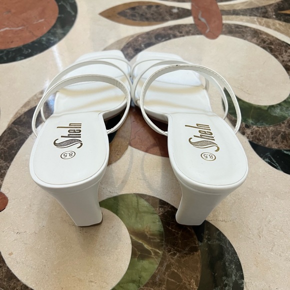 White Strap Heels - Picture 4 of 6